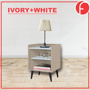 Arius Bedside Table Side Table in Fully Laminated Finish in 6 Colours