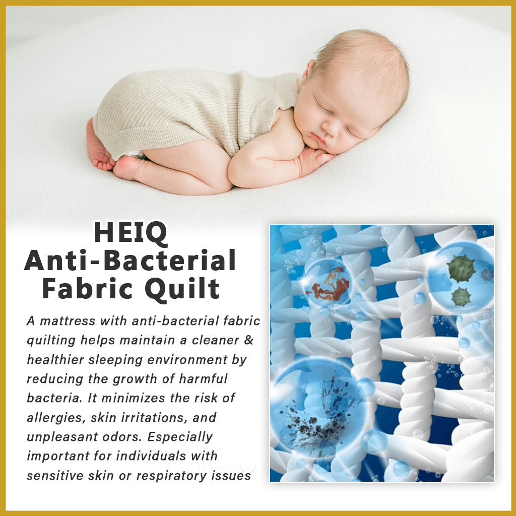 Orthocoil HEIQ Viroblock Anti Bacterial Mattress Pocket Spring - All Sizes Available