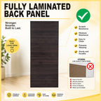 Percy Premium 3 Feet 3 Doors Wardrobe CARB-P2 Certified Laminated Back Panel - Free Install