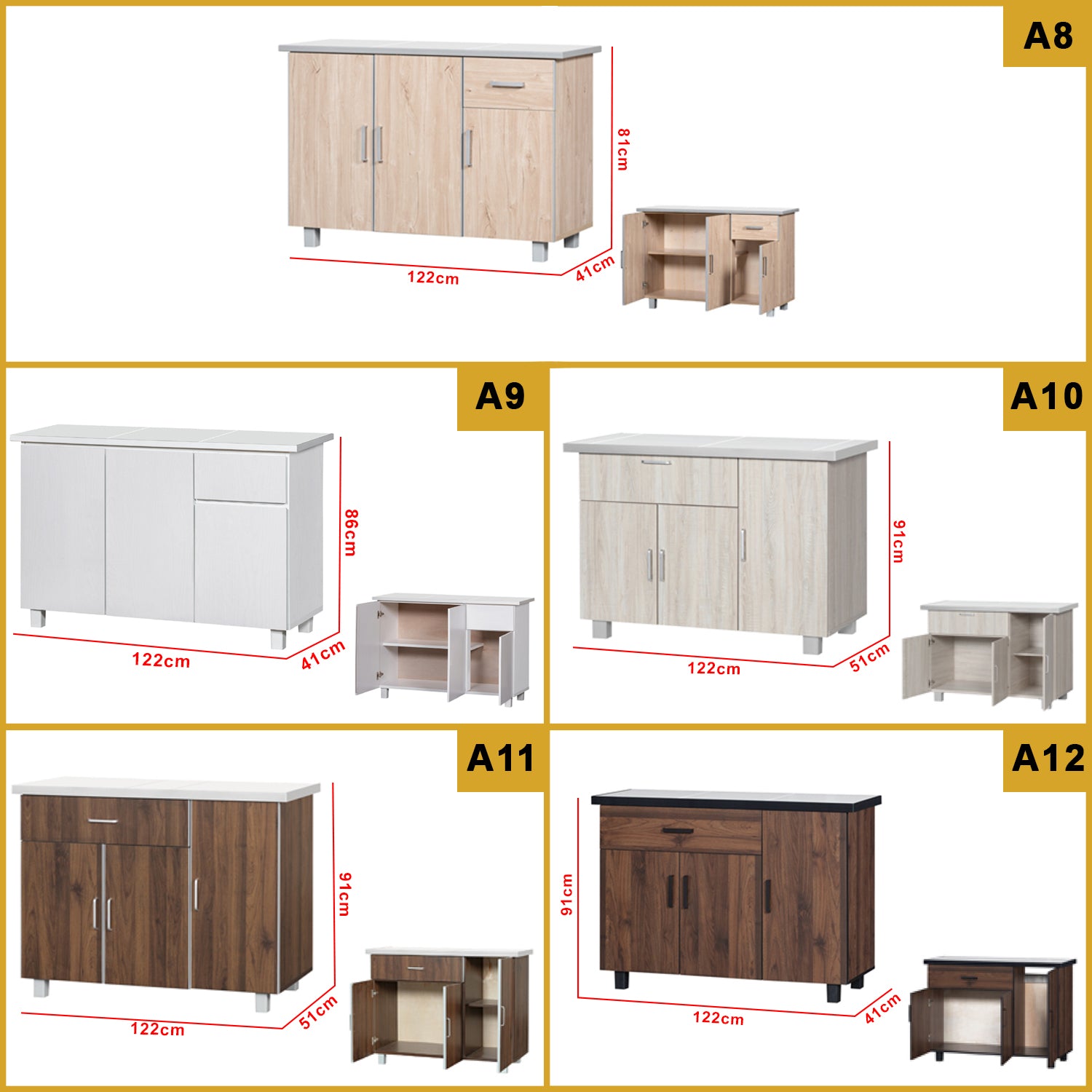 Forza Low Kitchen Cabinet In 30 Designs