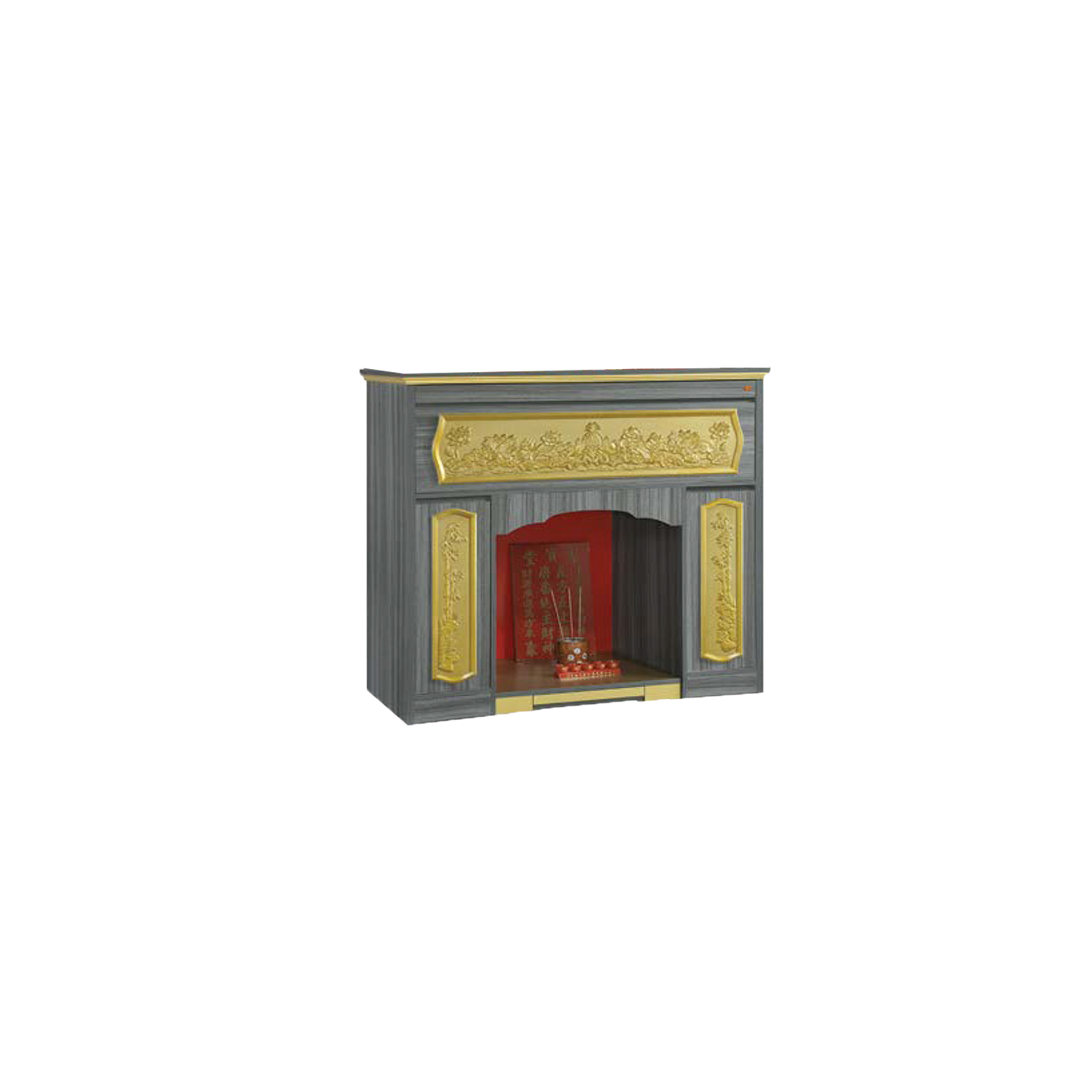 Jordan Oriental Altar Table with Top Altar Cabinet Fire Resistant Altar Cabinet