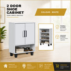 Flynn Shoe Cabinet CARB-P2 Certified Board w/ Fully Laminated Back Panel