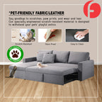 Potter 3-Seater Sofa / Sofa Bed Storage High Density Foam Cushion w/ PetFriendly Options