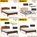 Britton Wooden Bedframe Collection Solid Wood - Queen Size with Mattress Option