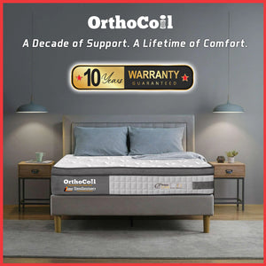 Orthocoil 12" Sleep Sanctuary Ice-Cold Fabric Mattress Pocketed Spring Mattress