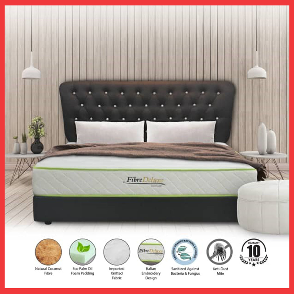 Spinahealth Fibre Deluxe 8" Coconut Fibre Mattress - All Sizes Available