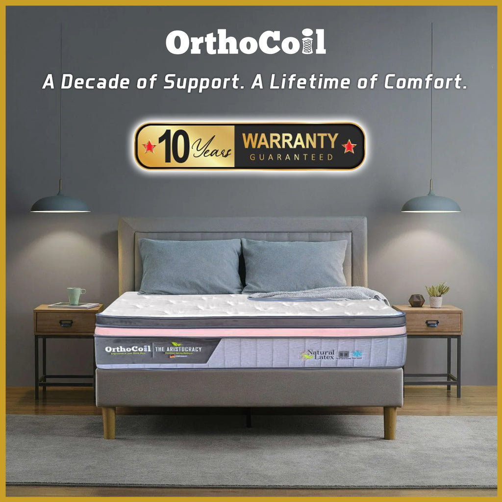 Orthocoil 15" The Aristocracy Sub-Zero Cooling Fabric Pocketed Spring Mattress- All Size