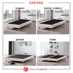 Chevre Divan Bed Frame Pet Friendly Scratch-Resistant Fabric 16 Colours - With Mattress Add-On Options