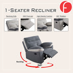 Tanji 1S Recliner 2S/3S Sofa and Coffee Table with Stool Set - PetFriendly in 2 Colours