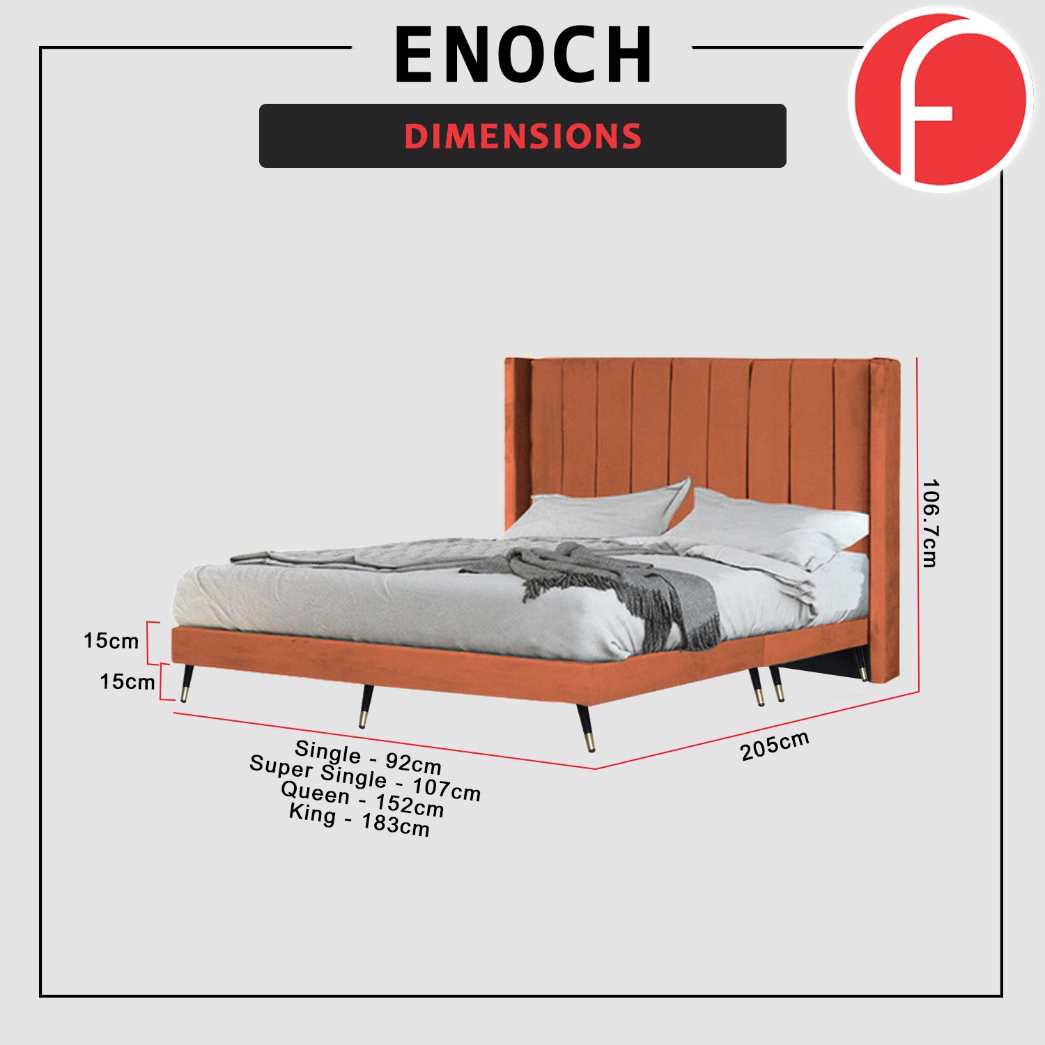 Enoch Divan Bed Frame with Mattress - PetFriendly Scratch Resistant Option / All Sizes