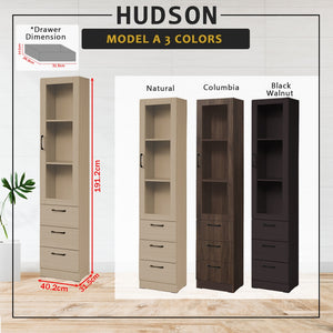 Hudson Series Open Shelves Display Cabinet Bookshelf Storage in 9 Models