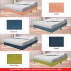 Frita Divan Bed Frame Pet Friendly Scratch-Resistant Fabric 12 Colours - All Sizes Available