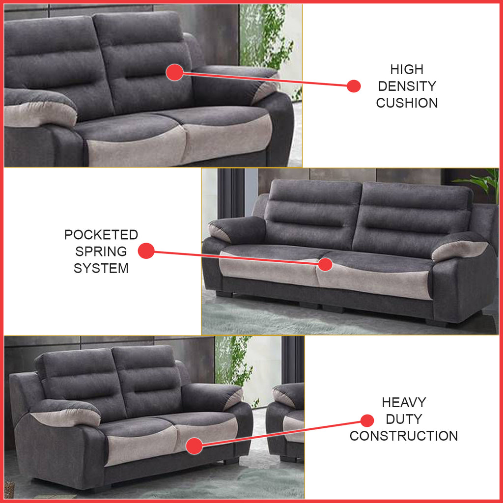 Marli Series 2-Seater + 3-Seater Sofa Set Water Repellent Fabric