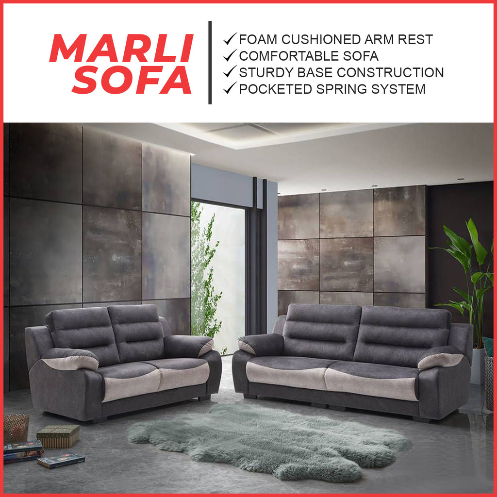 Marli Series 2-Seater + 3-Seater Sofa Set Water Repellent Fabric