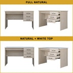Derek Study Computer Office Table Carb-P2 Certified with Drawer w/ Lock in 4 Colours