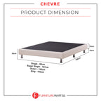 Chevre Divan Bed Frame Pet Friendly Scratch-Resistant Fabric 16 Colours - With Mattress Add-On Options