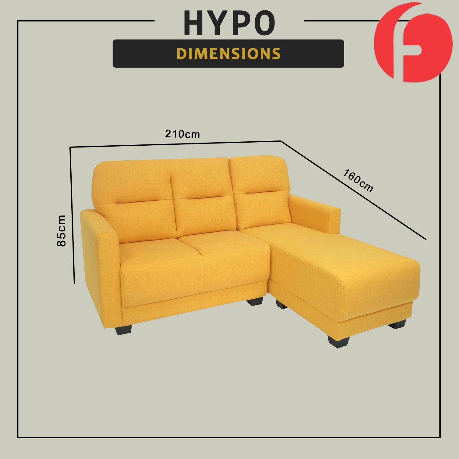 Hypo Sofa Set in 47 Colour -w/ PetFriendly Fabric/Leather