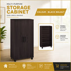 Ishani Shoe Cabinet Carb-P2 Certified Laminated Board Fully Laminated Back Panel