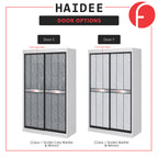 Haidee Series 2-Door Sliding Door Wardrobe in 5 Colors 7 Door Designs