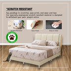 Zooey PetFriendly Scratch-Resistant Bed Frame with Mattress in 48 Colours - All Sizes