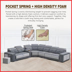 Rissa L-Shaped Big Corner Sofa Set PetFriendly Scratch-Resistant with Coffee Table