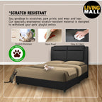 Halen Divan Bed Frame with Foam Padded Headboard w/ Mattress - PetFriendly - All Sizes