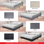 Frita Divan Bed Frame Pet Friendly Scratch-Resistant Fabric 12 Colours - All Sizes Available
