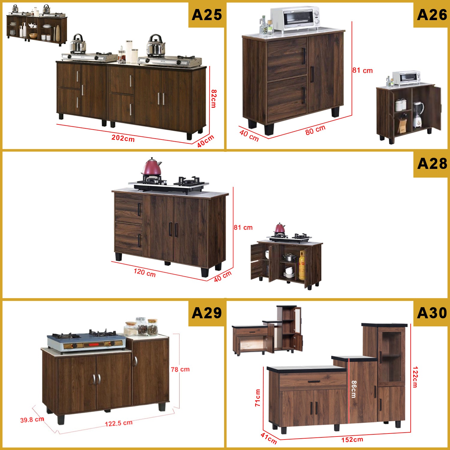 Forza Low Kitchen Cabinet In 30 Designs