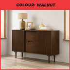 VENTI Console Table Cabinet Sideboard Cabinet Made with Solid Wood with Drawers 2 Colors