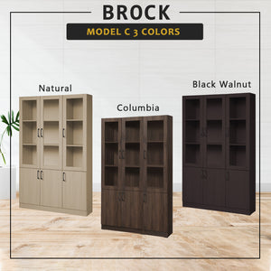Brock Series Open Shelves Display Cabinet Bookshelf Storage in 3 Colours