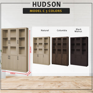 Hudson Series Open Shelves Display Cabinet Bookshelf Storage in 9 Models