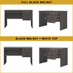 Derek Study Computer Office Table Carb-P2 Certified with Drawer w/ Lock in 4 Colours