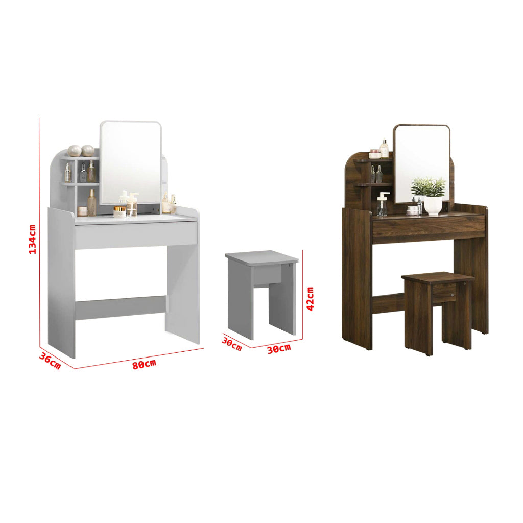 Minna Series 13 Makeup Dressing Table In 3 Colours