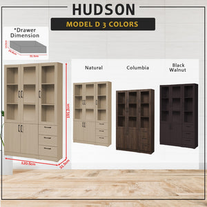 Hudson Series Open Shelves Display Cabinet Bookshelf Storage in 9 Models