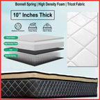 Orthocoil 10" Posture Plush Euro Top Mattress Bonnell Spring Mattress - All Size