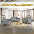 Helo Pet Friendly 1-Seater/2-Seater/3-Seater Sofa Set in 2 Colour Available
