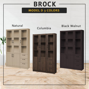 Brock Series Open Shelves Display Cabinet Bookshelf Storage in 3 Colours