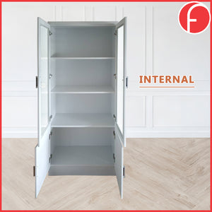 Myani Series Display Cabinet Book Shelves with Drawers in 2 Models