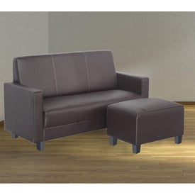 Dorcas 2/3 Seater Fabric/ Leather Sofa Set With Ottoman w/ Pet-Friendly Option