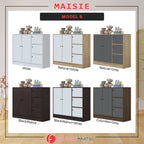 Maisie 3-Door Wardrobe Multi-Purpose Cabinets in 6 Colours