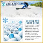 Honey Coconut Fibre Mattress Topper 1" Cooling Silk Fabric - All Sizes Available