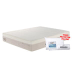 King Koil Simplicity FIRM 12" Mattress Flax Linen Collection - w/ Pillow