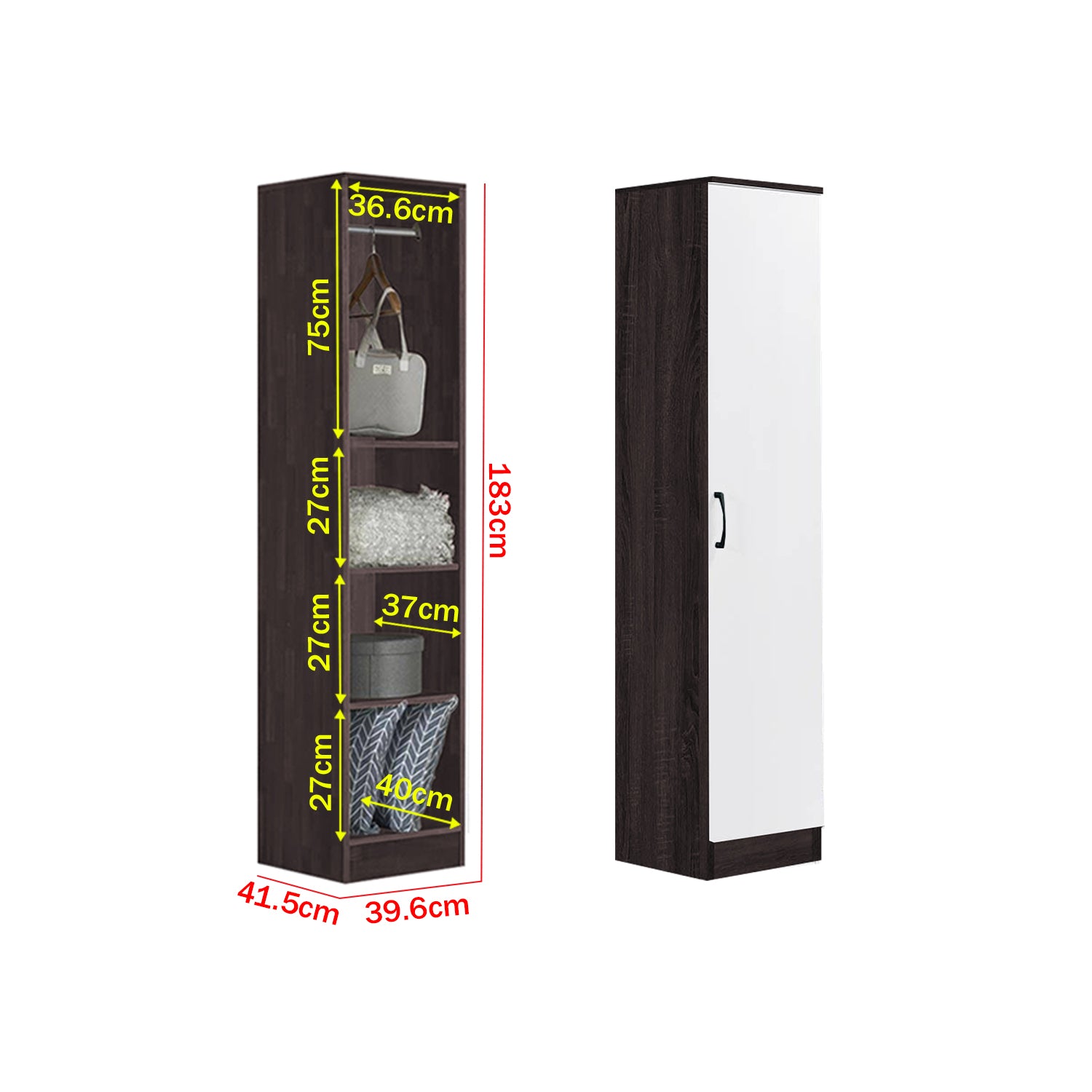 Toluca Bedroom Set Series 10 Includes Wardrobe/Bed Frame/Mattress In Single And Super Single Size.Free Installation