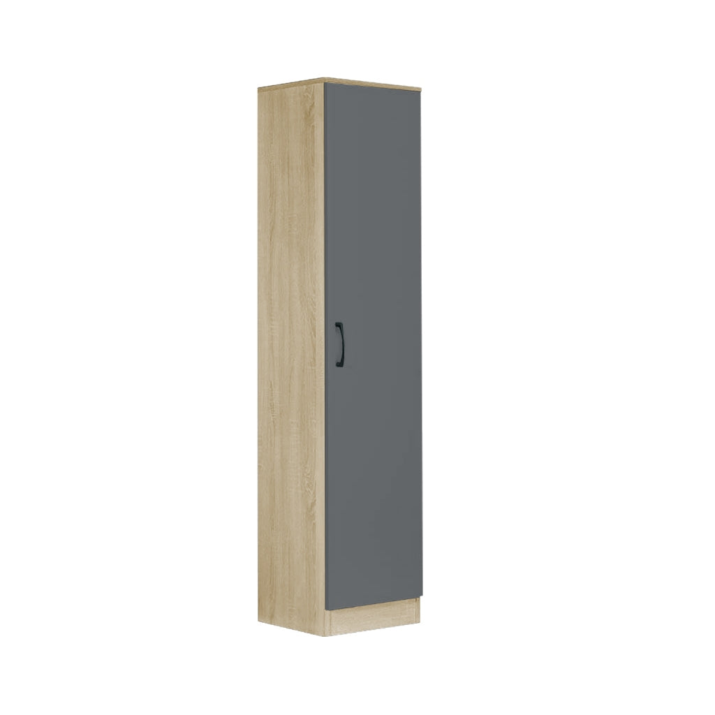 Florence Series 1/2/3/4/5 Doors Tall Wardrobe with Drawers and Top Cabinet in Natural