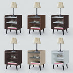 Arius CARB-P2 Certified Board Bedside Table Side Table in Fully Laminated Finish in 6 Colours