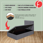 Franca 16" SBD Lift Up Storage Bed Base Bedframe - Pet-Friendly Option / Mattress Option