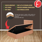 Minas 16" SBD Lift Up Storage Bed Base Bedframe - Pet-Friendly Option / Mattress Option