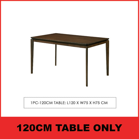 Image of Raco 4/6 Seater Nordic Dining Set w/ Table, Chair & Bench Solid Rubber Wood in 3 Colours