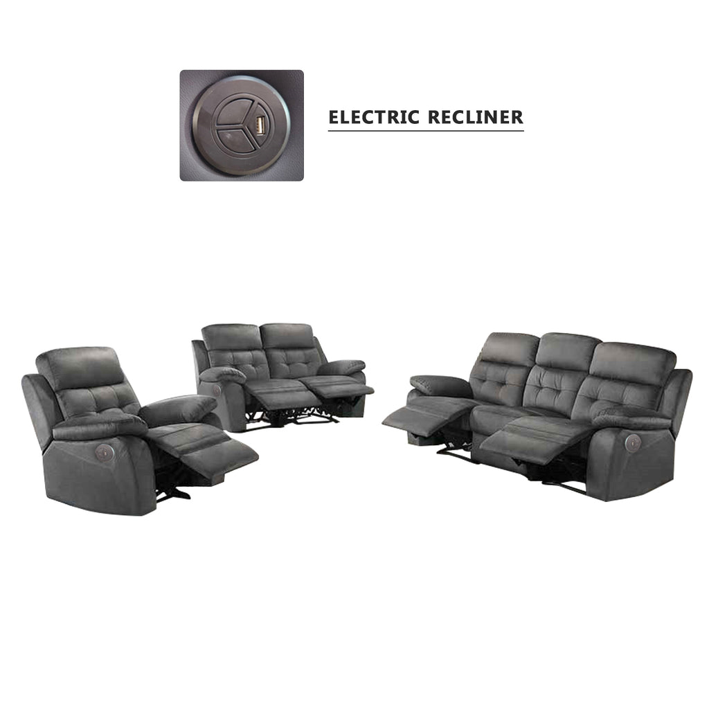 Itzel 1/2/3-Seater PetFriendly Scratch-Resistant Sofa All Seat Manual/Electric Recliner