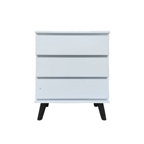 Image of Pachuca Series 1 Premium Chest of 3 Drawers Collection Full Laminated Back Panel in 6 Colours